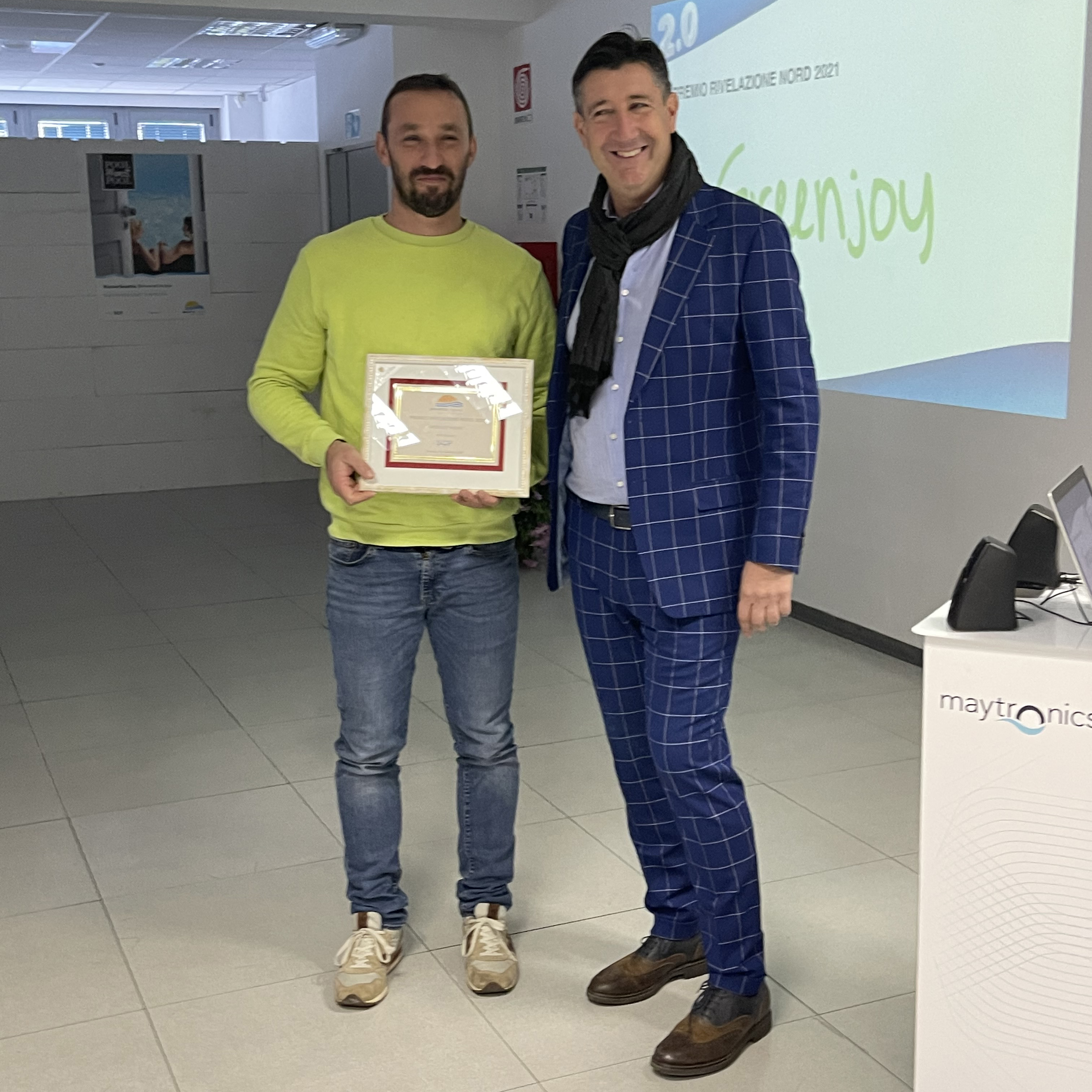 Two 2021 Revelation Award, North Award to GreenJoy Piscine in Varese